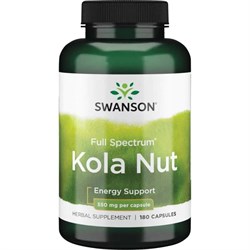 Кола Орех / Kola Nut, 550 мг 180 капсул 16252